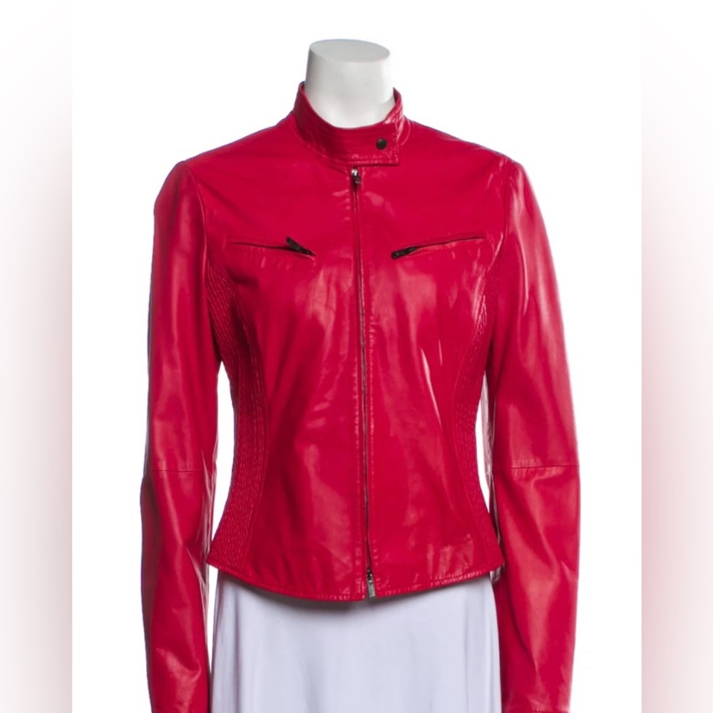 Armani Collezioni Leather Jacket